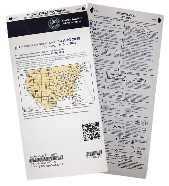 Bownsville VFR Sectional Aeronautical Chart